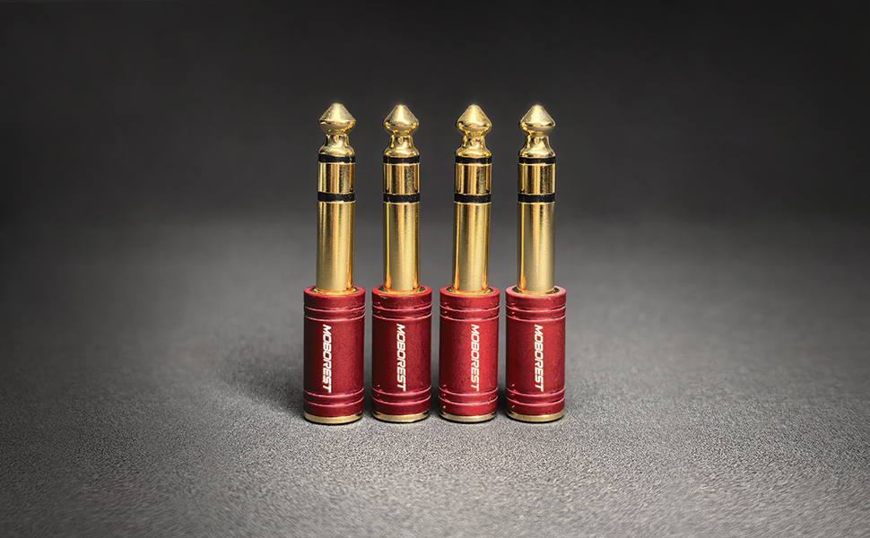 1/4 Male to 1/8 Female Pure Copper Adapter