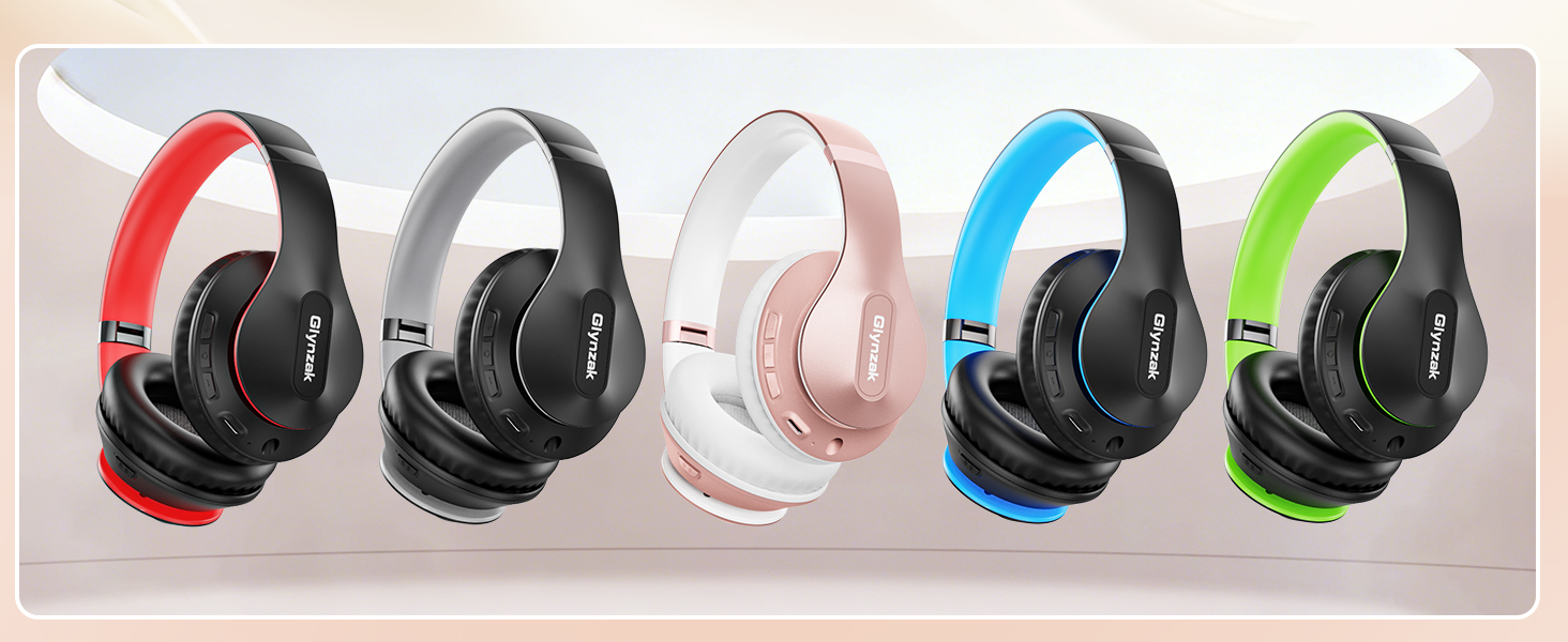Over Ear 65H Playtime HiFi Stereo Headset with Microphone
