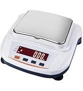 GOYOJO Digital Lab Balance, 2000x0.01g Precision Analytical Scale High-Precision Strain Gauge Loa...