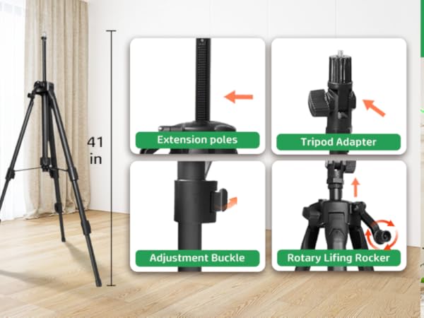 laser level with tripod