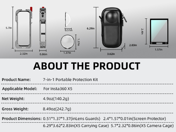 insta360 x5 protective