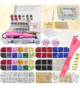 Hotfix Rhinestones Applicator Bedazzler Hot Fix Applicator Tool Kit with Crystals Gems 8600Pcs fo...
