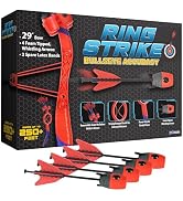 Funwares Ring Strike Archery Bow and Arrow Launches Arrows Over 200 Feet, includes 1 Kid-Powered ...