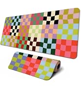 Brecoy Large Mouse Pad, Anime Black Gaming, Extended Kanagawa Mat Desk Pad, 3mm Thick Long Non-Sl...