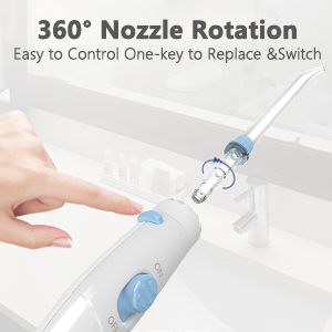 Water flosser for teeth cleaning
