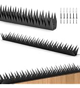 Metal Anti Climb Fence Spikes for Outdoor Walls, Intruder Deterrent Fence Wall Spikes for Thieves...