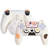 GeekShare PS5 Controller Skin Set Soft Silicone Protective Cover Case for PS5 Wireless Controller...