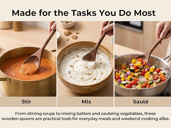 Wooden Cooking Spoons