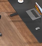 Blvornl Frosted Clear Chair Mat for Hardwood Floor, 34.6"*47.2" Hard Material Office Chair Mat, M...