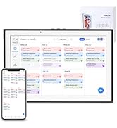 10.1 Inch Smart Digital Calendar – HD Touchscreen Family Planner & Calendar with Chore Chart & Me...