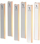 XARILK 6 PCS Diamond Knife Sharpening Stones Set with Aluminum Base 6.2×0.9