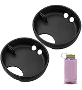 Axlksia 2 Pack Splashguard Compatible with Nalgene Water Bottles, BPA-Free Silicone Splashguard L...