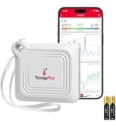TempPro TempAir Bluetooth Thermometer Hygrometer, 260 ft Temperature Sensor | Greenhouse Thermome...