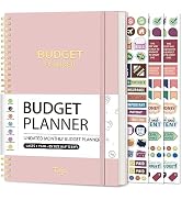 Budget Planner - Monthly Budget Book with Expense Tracker Notebook, Undated Bill Organizer & Fina...