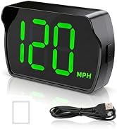 GPS Digital Speedometer for Car MPH, Heads up Display for Car, USB Cable Plug and Play, Automatic...
