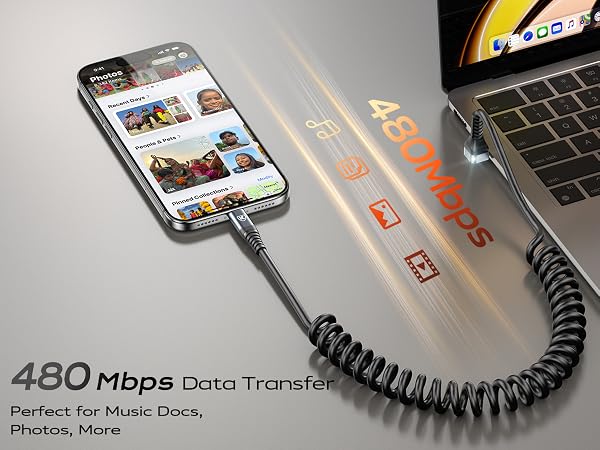 fast charging usb to usb c cable
