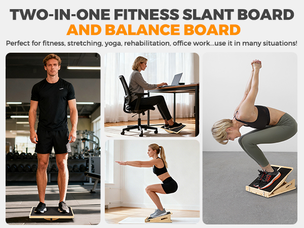 2-in-1 Wooden Balance Board
