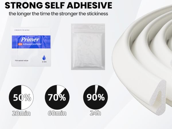 Weather Stripping Door Seal - Self Adhesive Weather Strip V Shaped Seal Strip