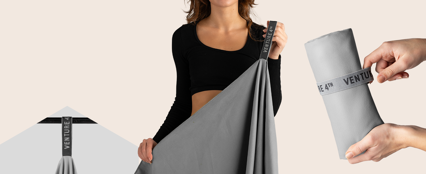 lightweight compact microfiber towel