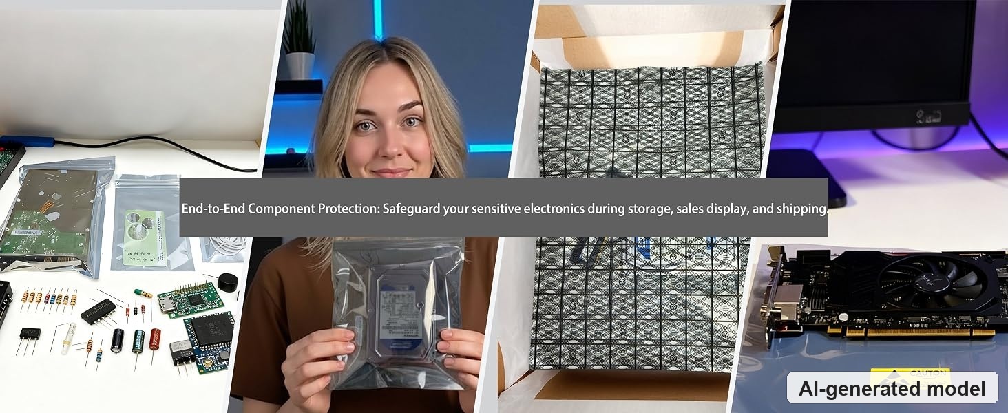 LJY-30-Pcs-Large-Anti-Static-Bags-Open-Top-30-x-40-cm-Antistatic-Bag-ESD