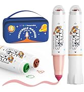 Betem Scented Washable Markers for Kids 12 Colors Stamp Markers for Toddlers, Non Toxic Water-bas...