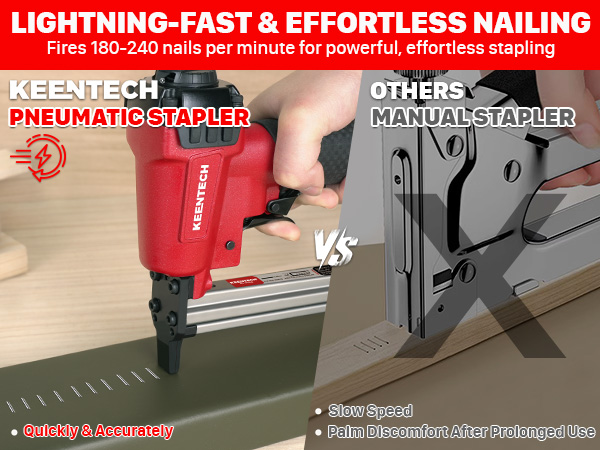 pneumatic stapler gun