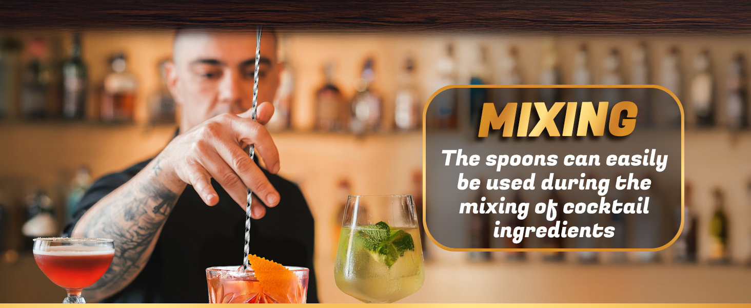 bar spoon cocktail mixing spoon for tea accessories for tea drinkers coffee bar must haves stirrer