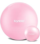 kisnbld Exercise Ball, Extra Thick Yoga Ball for Workout Pregnancy Stability, 4 Sizes Anti-Burst ...