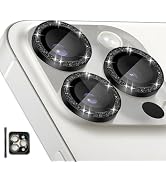 Zevytop Camera Lens Protector for iPhone 15 Pro/15 Pro Max, Individual Tempered Glass Camera Ring...