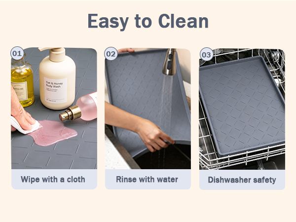 kitchen sink organizer, drying matt kitchen counter, cat food mat, dog mat for food and water