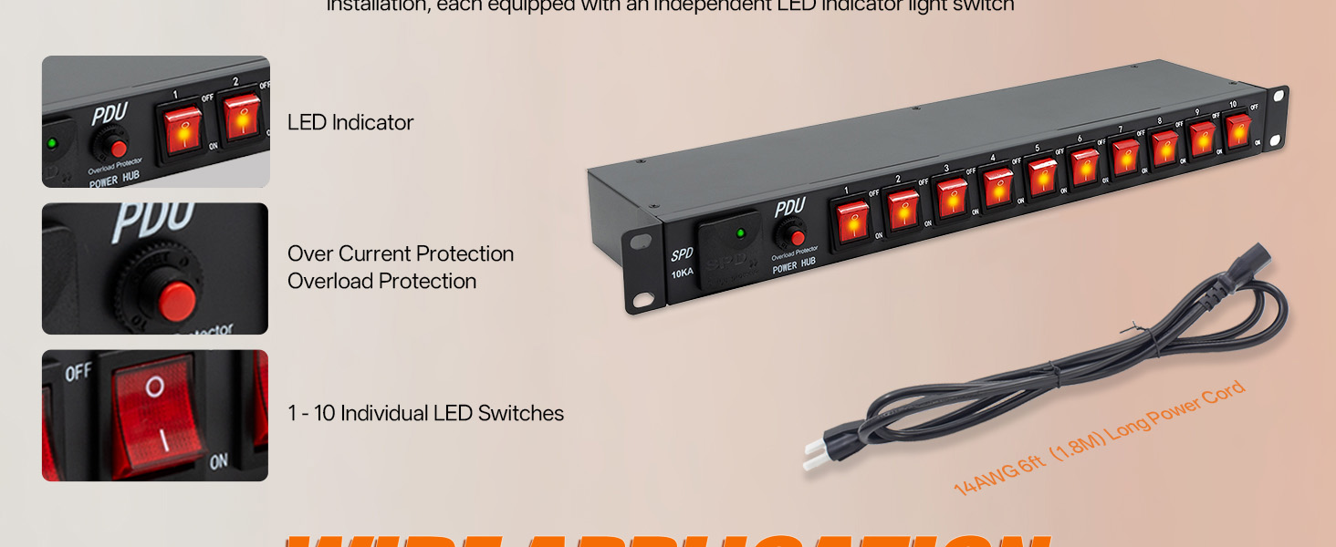 10 Port POWER strip
