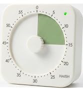 HAISH 60 Minute Visual Timer for Kids - Premium Countdown Timer with Magnetic Back & Pause Functi...