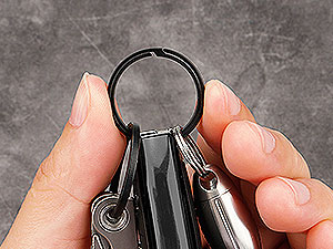 titanium key ring