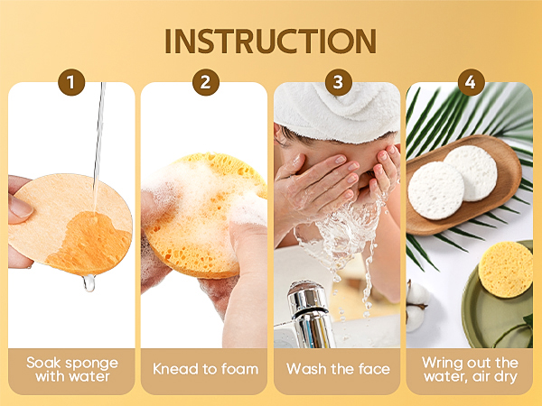 facial sponges