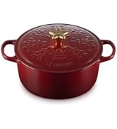 Le Creuset Enameled Cast Iron Holiday Tree Dutch Oven, 4.5 qt., Garnet