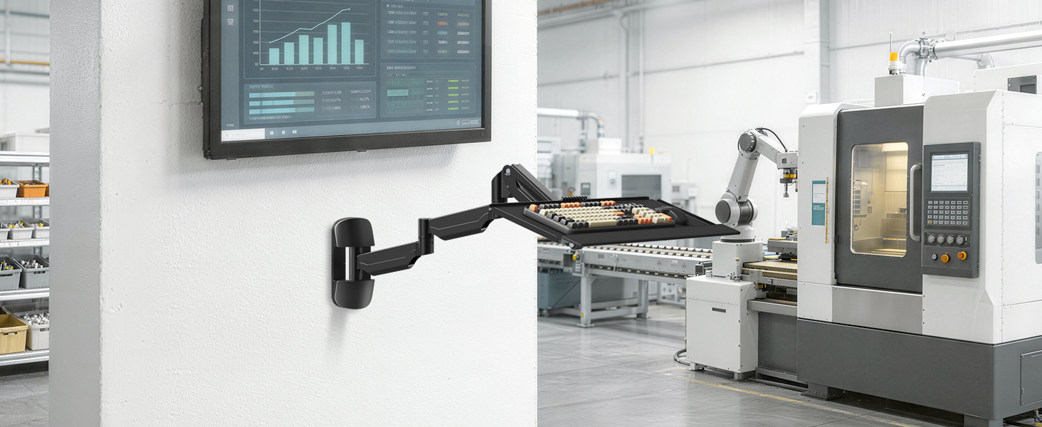 extra long keyboard wall mount