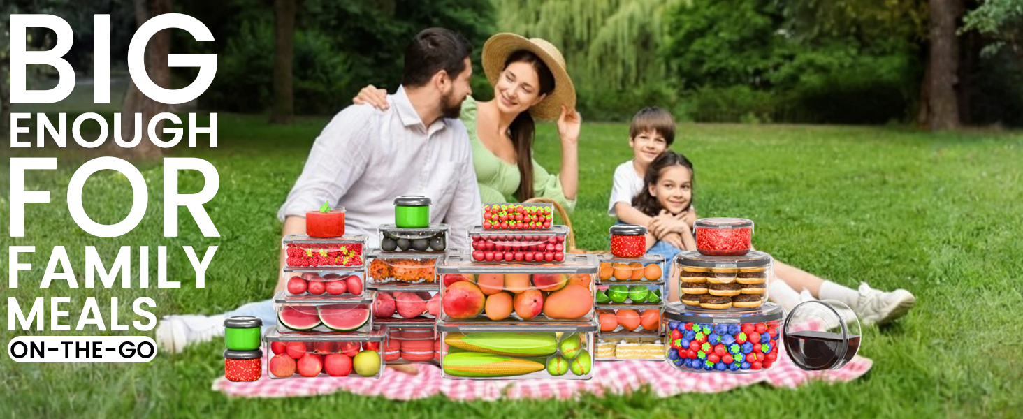 Food Storage Containers with Lids