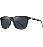 MERRY'S Unisex Polarized Sunglasses for Women Men Classic Retro Designer Style Aluminum Legs
