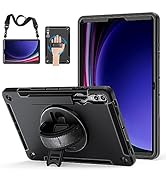Case for Samsung Tab S9 Plus 2023: Miesherk Stock Heavy Duty Rugged Military Grade Shockproof Cas...