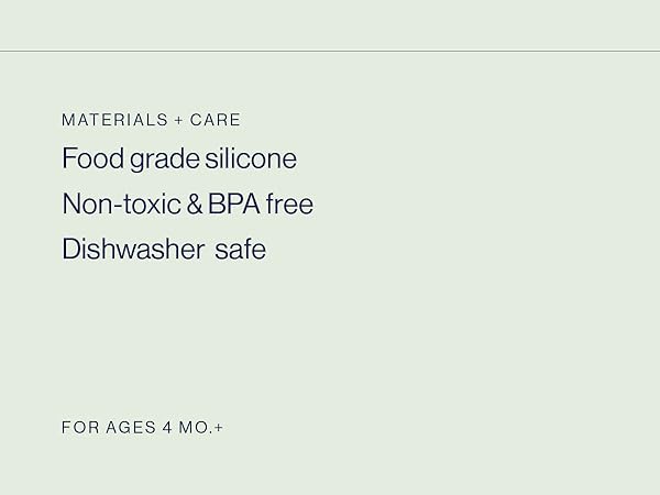 Features non-toxic plastic, sustainably sourced wood, and a machine washable cushion.
