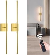 Shenmoyl Battery Operated Wall Sconce Set of 2, 10400mAh Rechargeable Wall Sconces, 3000K-6000K D...