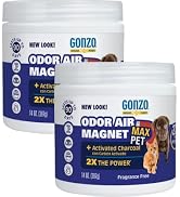 Gonzo Natural Magic Air Activated Charcoal - 2 Pack - for Litter Boxes Cages and Pet Beds 14 Ounce