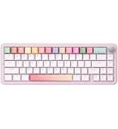YUNZII B68 Wireless Mechanical Keyboard,Tri-Mode BT5.0/2.4GHz/USB-C Hot Swappable Gasket Creamy K...