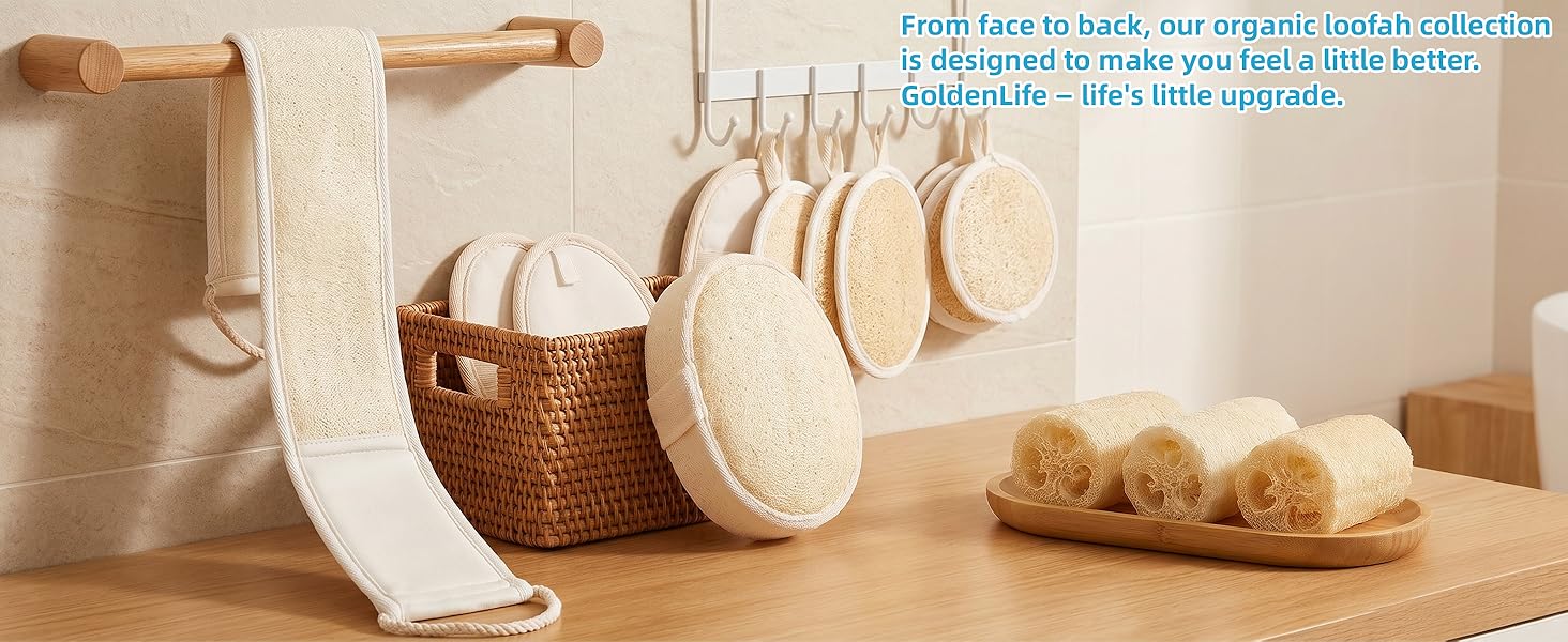 Organic loofah collection