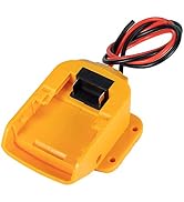 QSDXNYDC for Power Battery Adapter Wheel for Dewalt 18v-20V Battery Connector for DIY Ride On Tru...