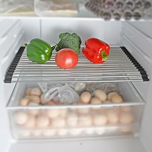 Telescopic Roll Up Dish Drying Rack