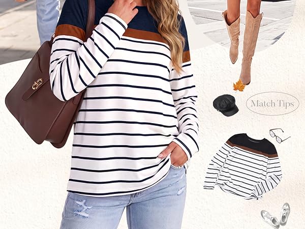 Long Sleeve Shirts for Women Fall Fashion Outfits