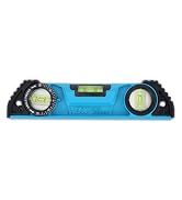 OX Tools Pro 10 inch Magnetic Torpedo Level - Adjustable 3-Vial Aluminum Level with V-Groove Base...