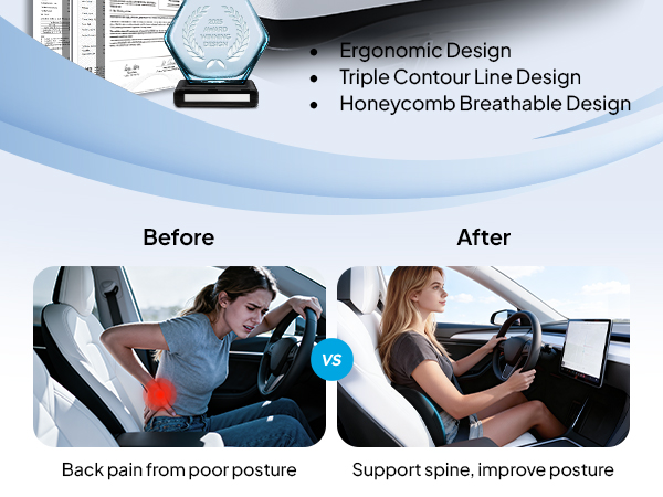 lumbar support pillow for car