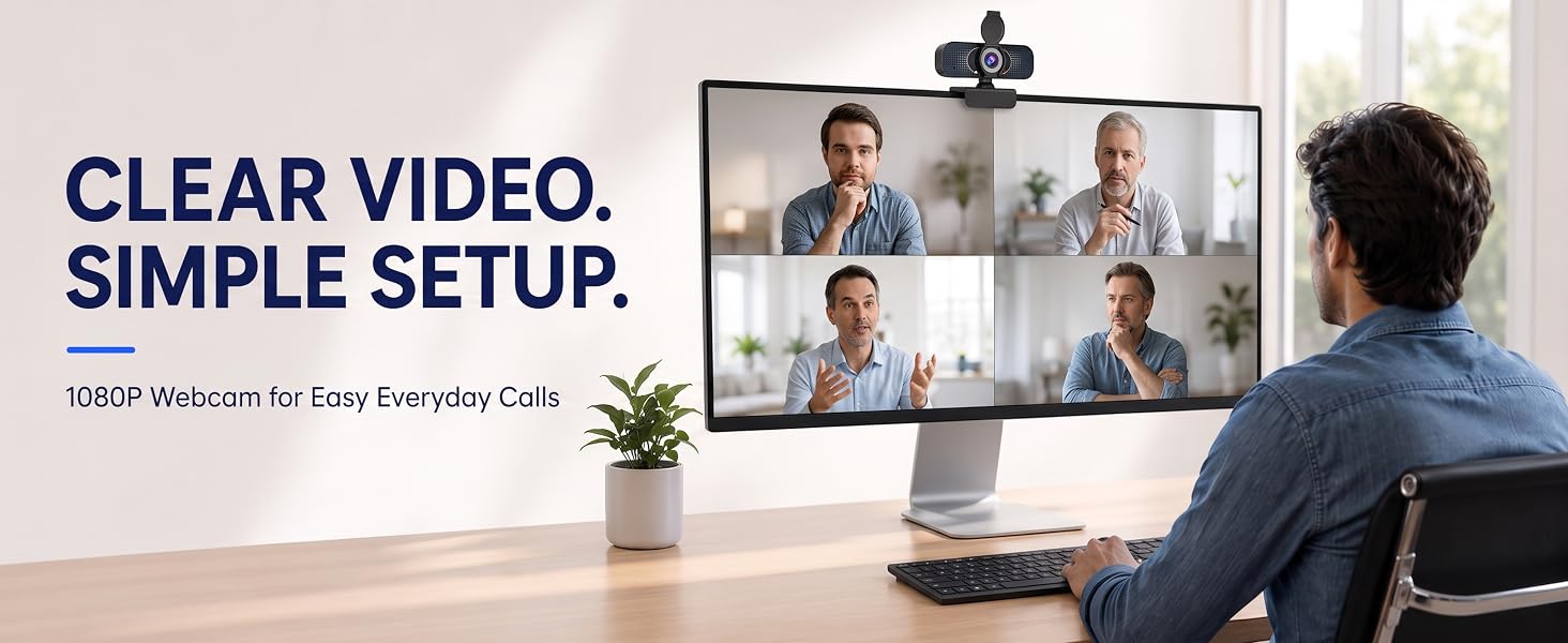 1080P webcam for pc